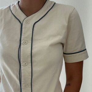 100% cotton baseball tee